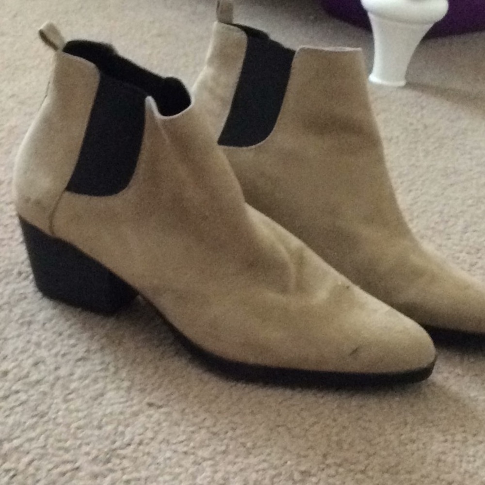 Beige Booties